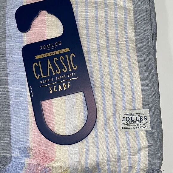 Buy Joules Women New Joules BERKLEY OVERSIZED CHECK SCARF
